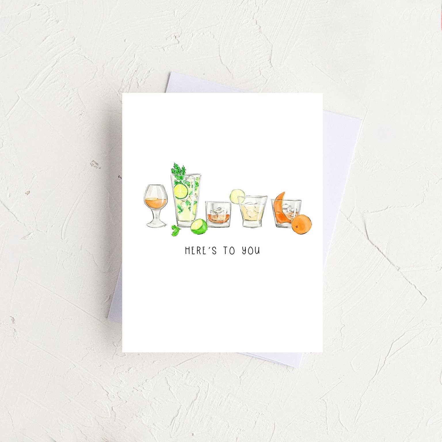 Here's to you! Cocktail Greeting Card - Celebration - Magnolia Lane co. Home + Garden + Gift