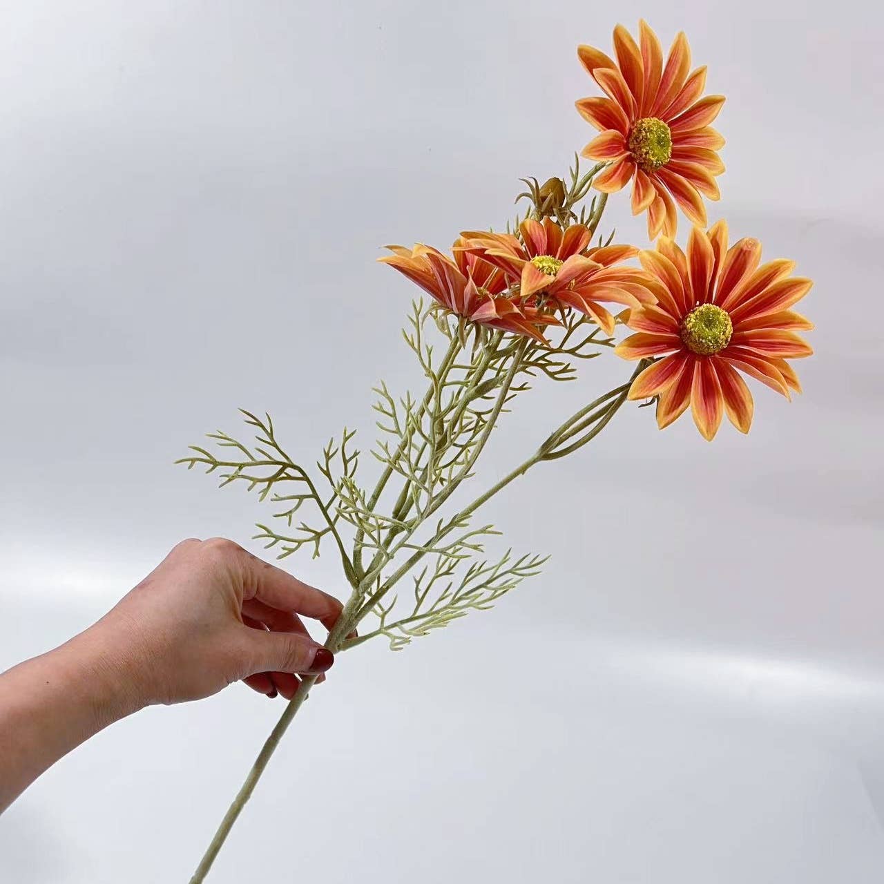24.4" Artificial daisy flowers small rose,faux daisy blooms