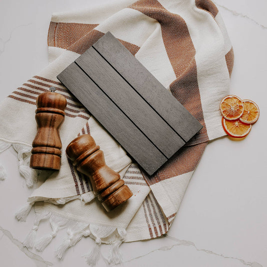 Black Rectangular Wood Tray - Home Decor & Gifts