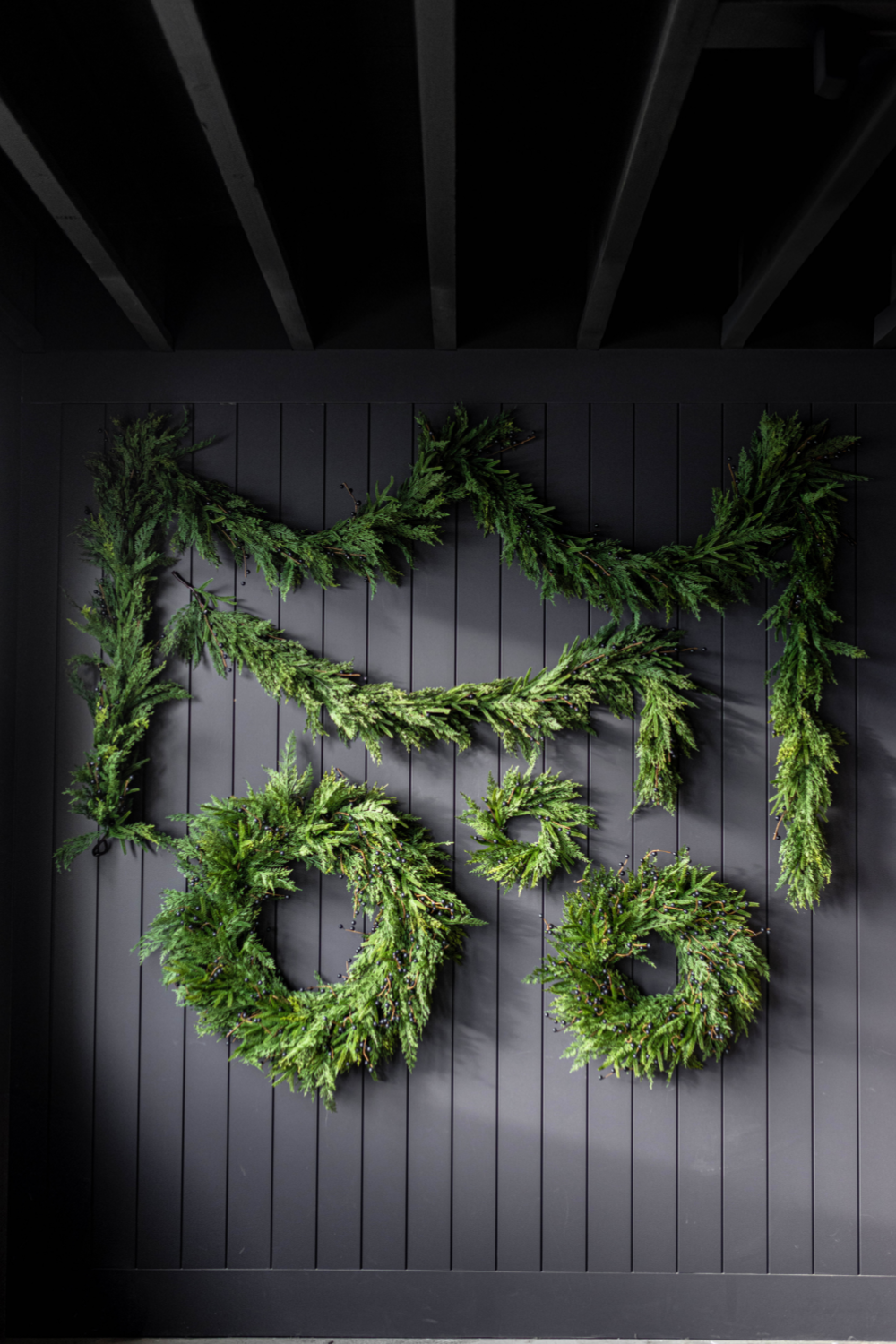 Blue Plum Berry Norfolk Cypress Real Touch Collection