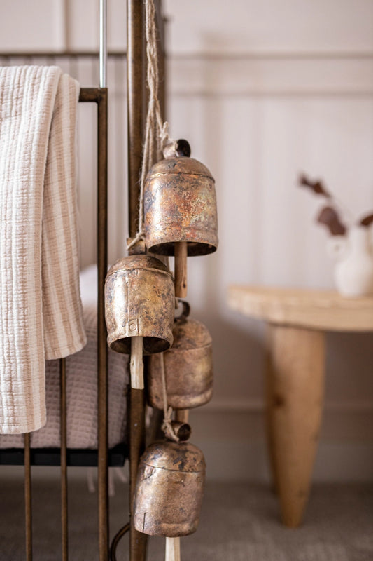 Hanging Vintage Inspired Bell Cluster Christmas Decor| Multi Sizes