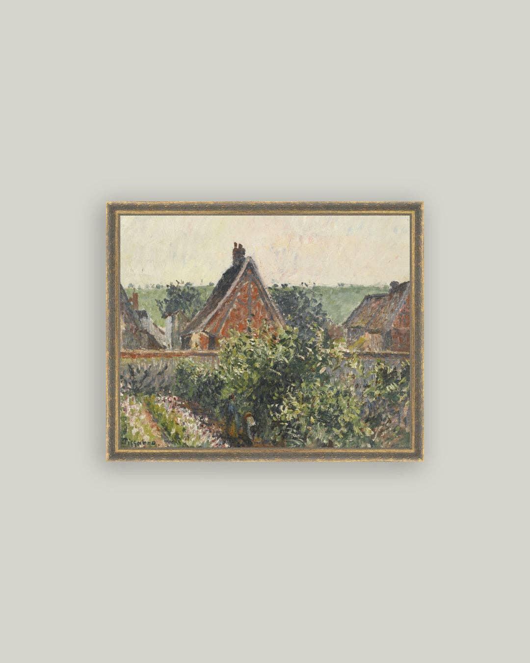 Near the Garden Framed Antique Art - Magnolia Lane co. Home + Garden + Gift