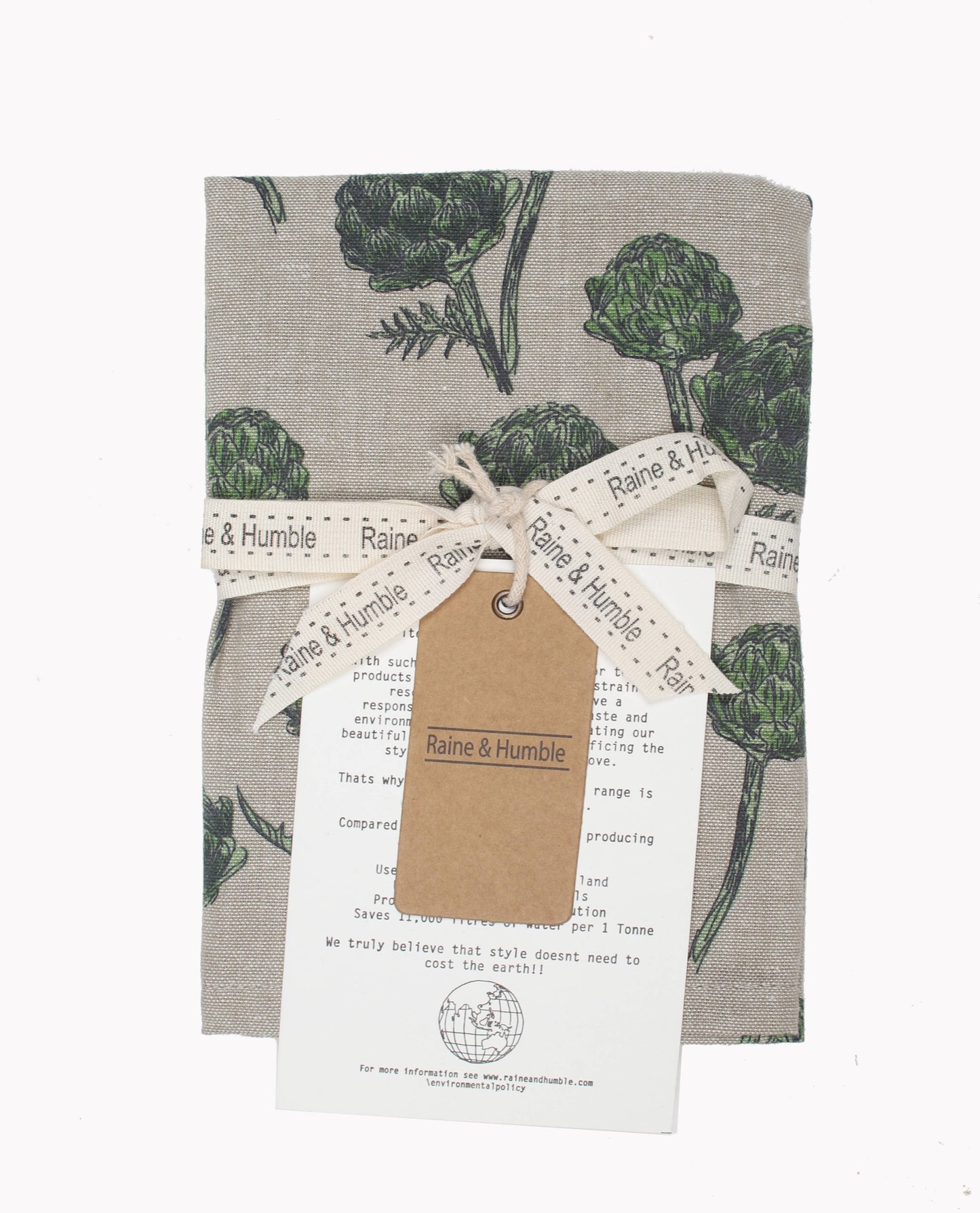 Artichoke Napkins Burnt Olive Artichoke set of 4
