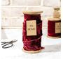 50MM X 10 YDS DK RED VELVET RIBBON SPOOL