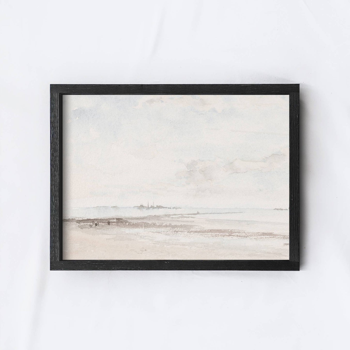 Vintage Art Print | Coastal Wall Art Seascape Painting A119