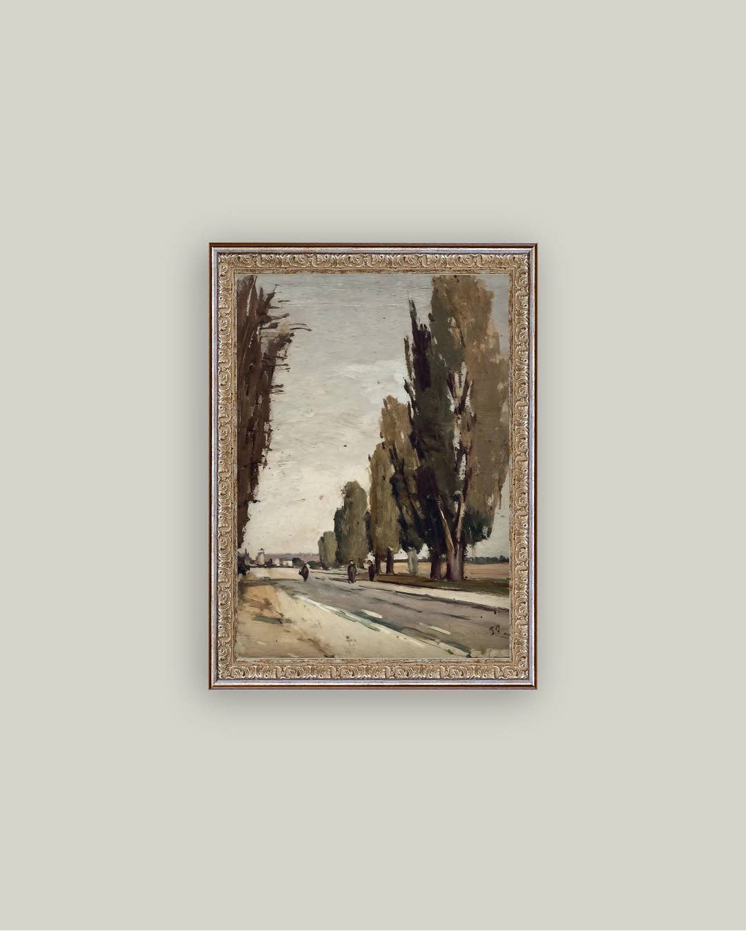 European Tree Lane Framed Antique Art - Magnolia Lane co. Home + Garden + Gift