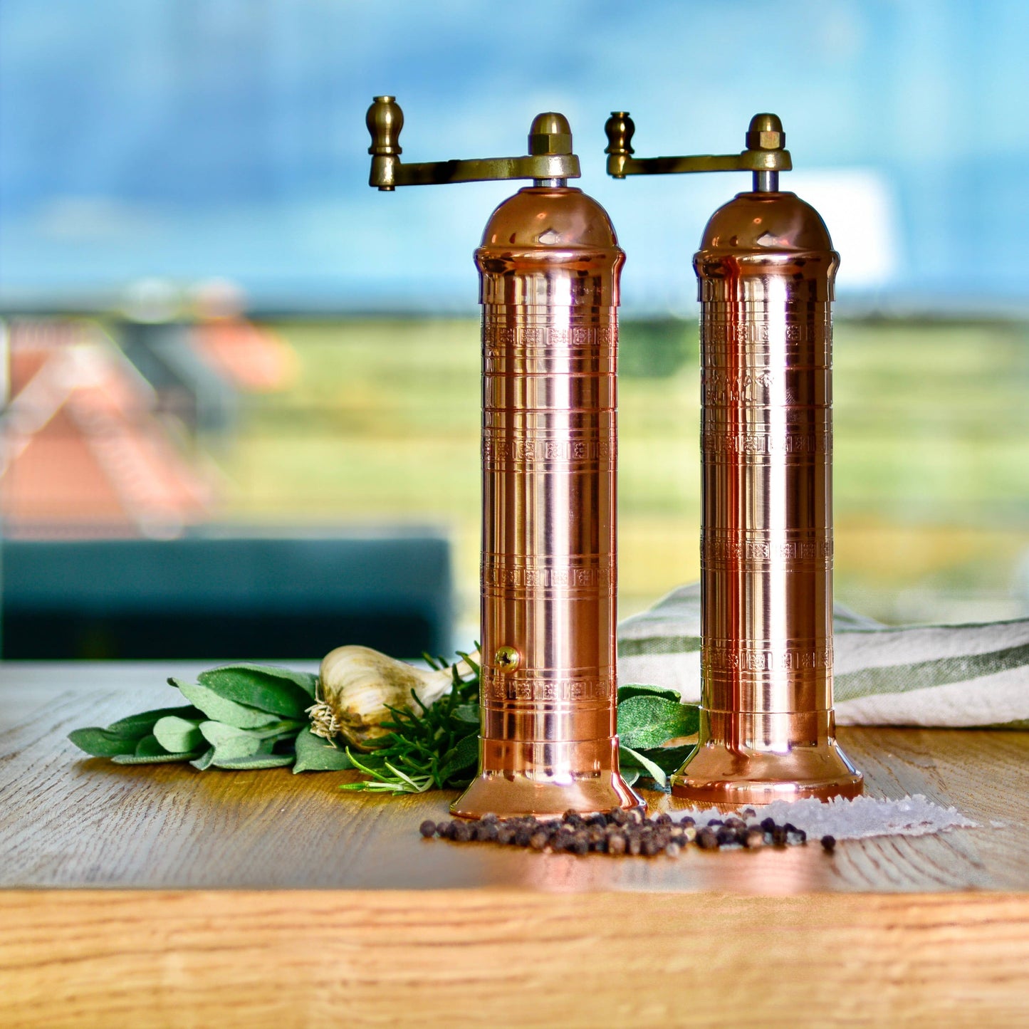 'Copper Mill' - 9" salt grinder
