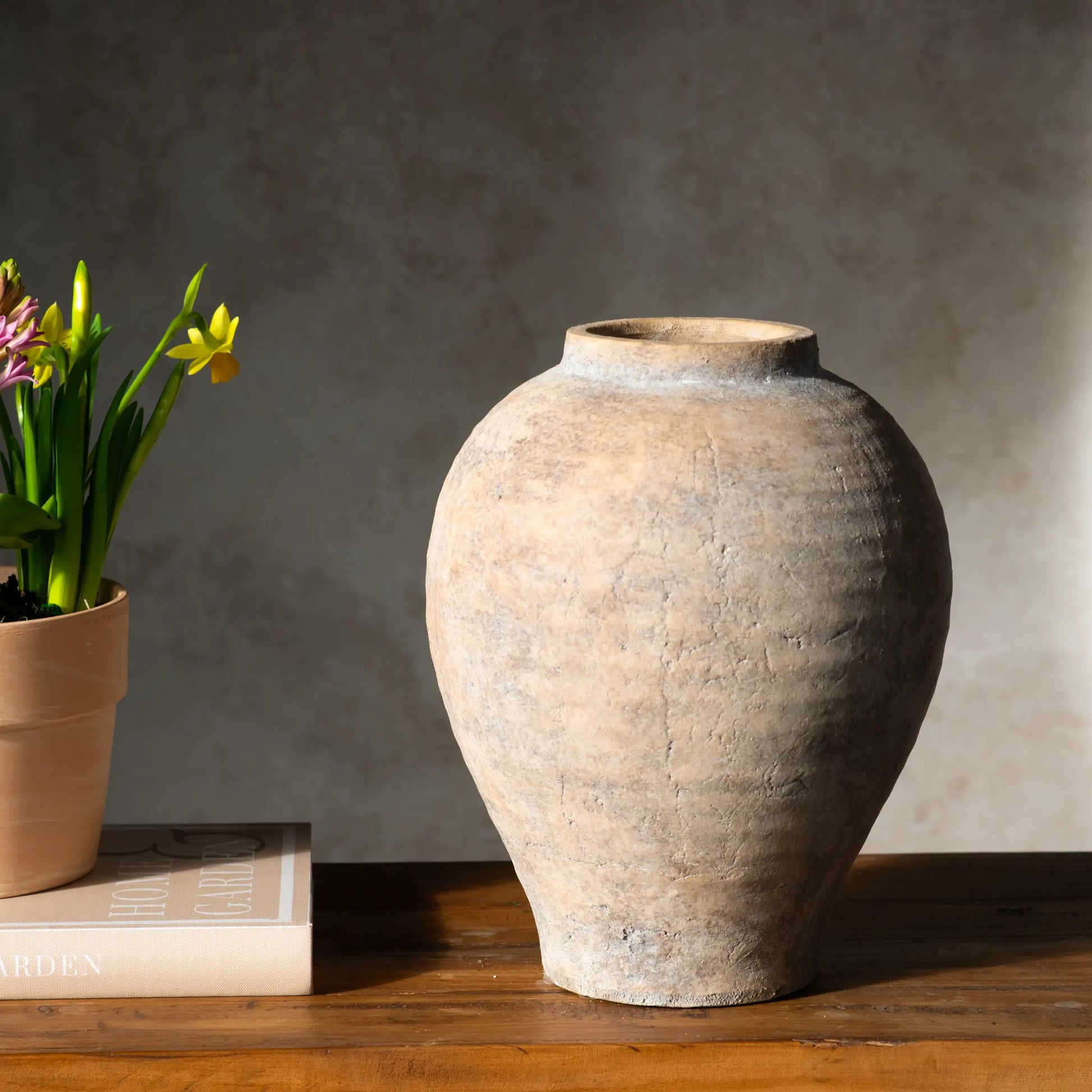 11"H TERRACOTTA PLUME VASE - Magnolia Lane co. Home + Garden + Gift