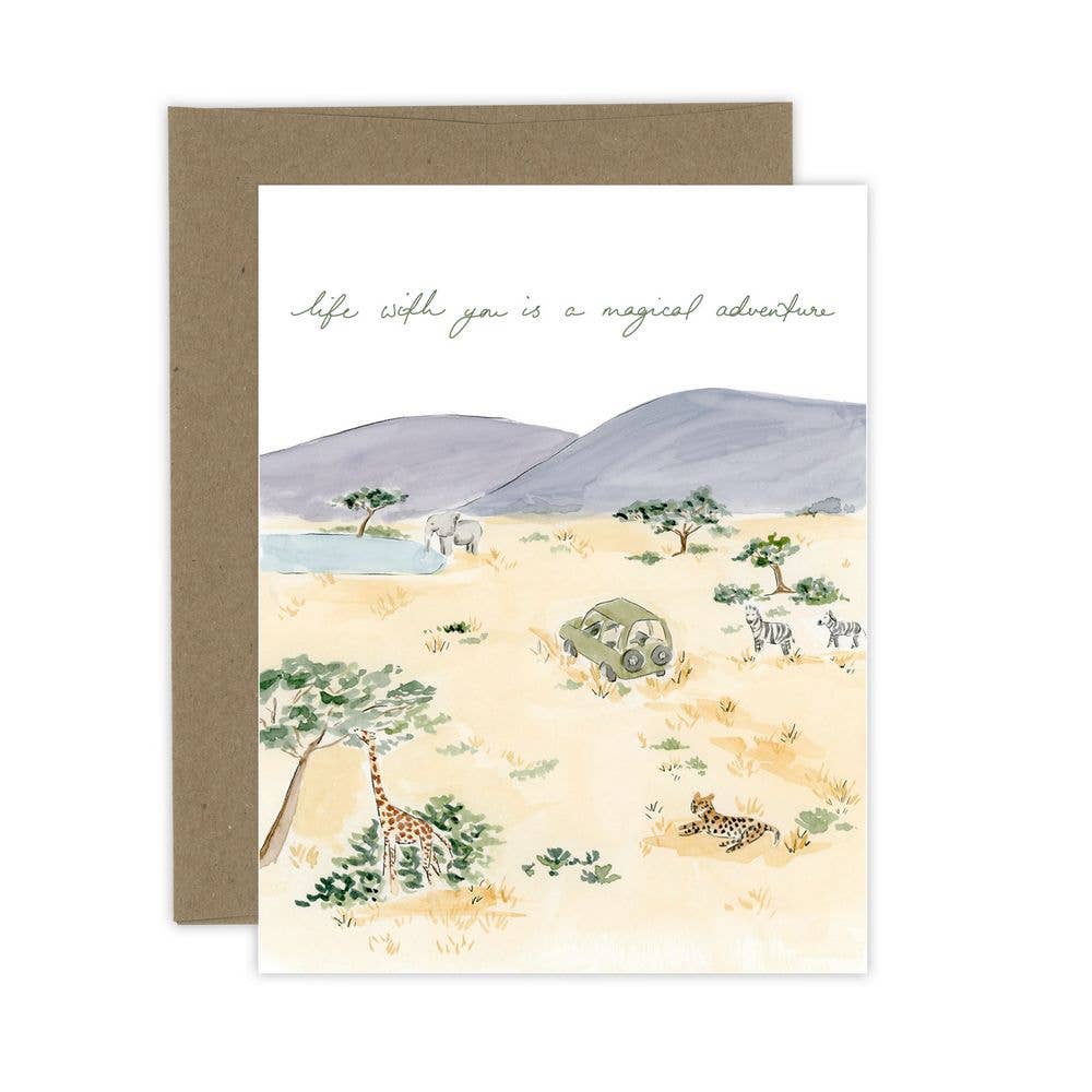 Life with you is a Magical Adventure - Love - Greeting Card - Magnolia Lane co. Home + Garden + Gift