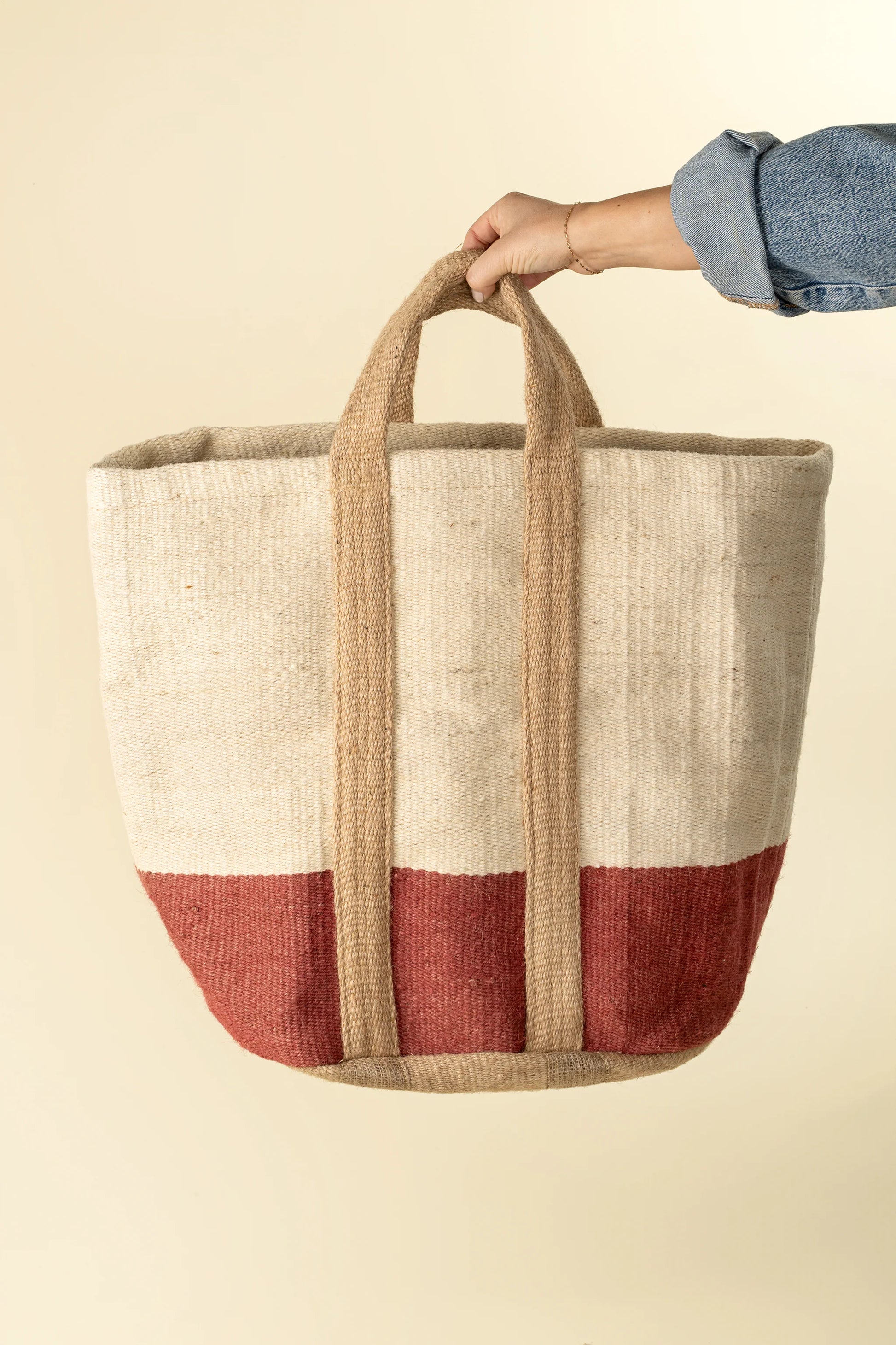 Jute Basket Bag | Two Colours - Magnolia Lane co. Home + Garden + Gift
