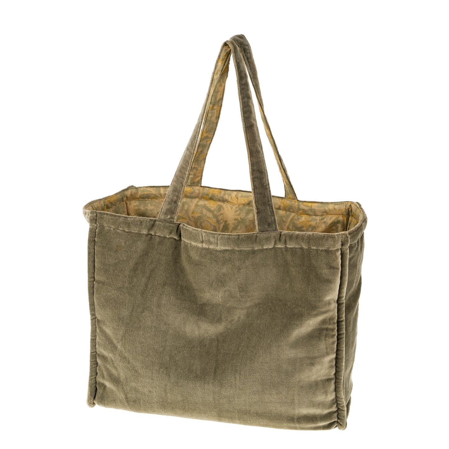 Block Print Velvet Reversible Tote | Three Colours