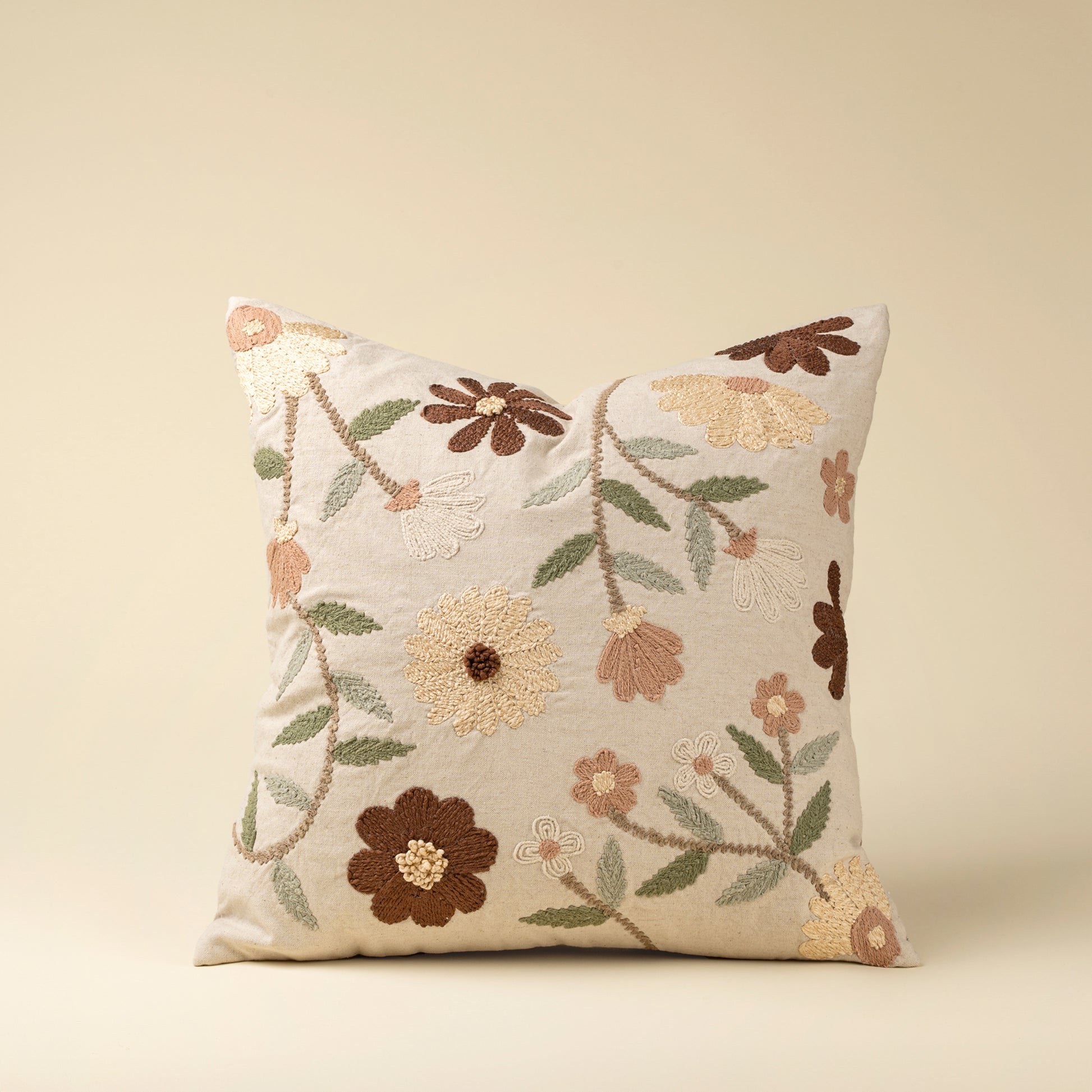 20x20 Florence Embroidered Pillow - Magnolia Lane co. Home + Garden + Gift