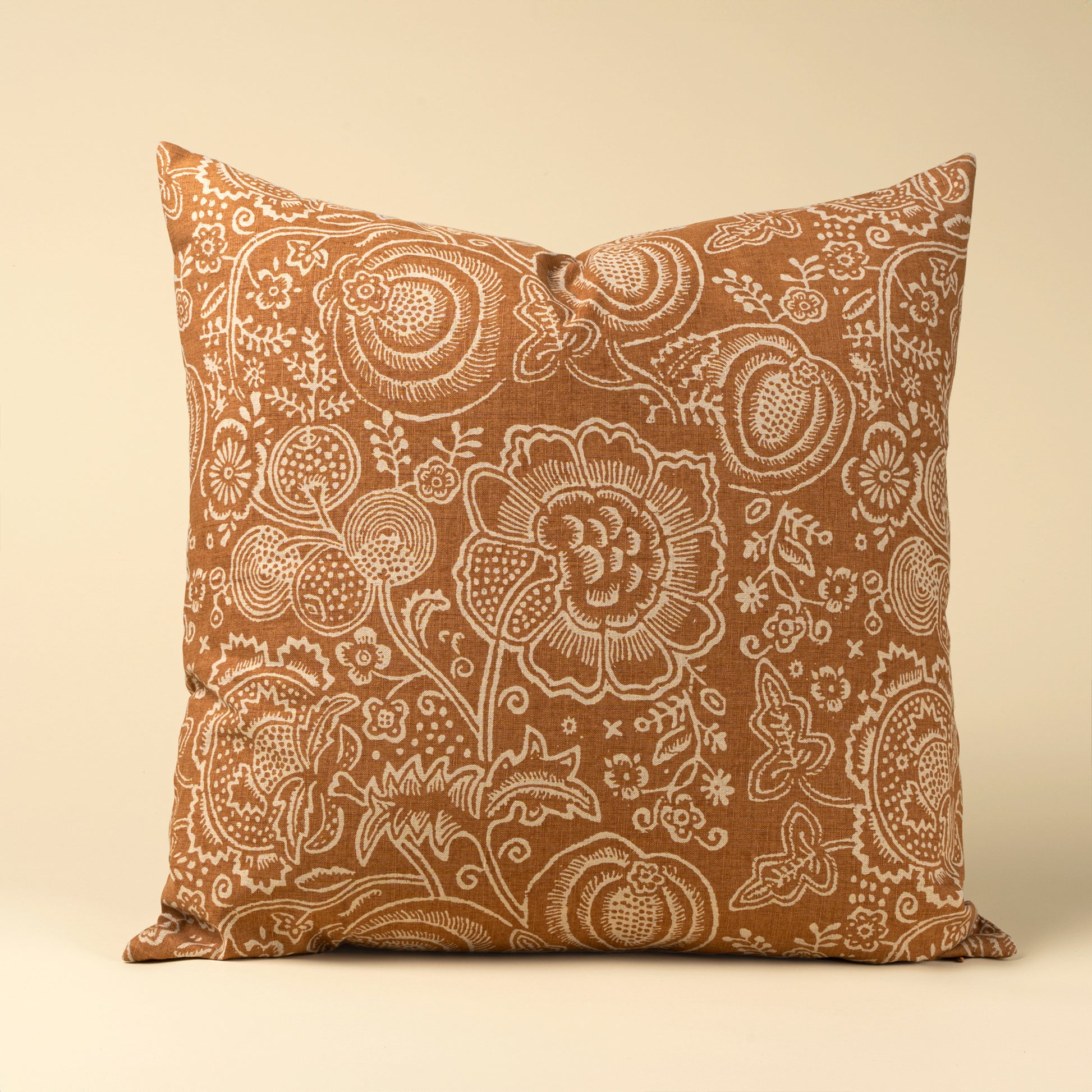 24x24 Eden Pillow, Terracotta - Magnolia Lane co. Home + Garden + Gift