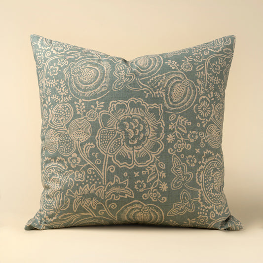 24x24 Eden Pillow, Slate Blue - Magnolia Lane co. Home + Garden + Gift
