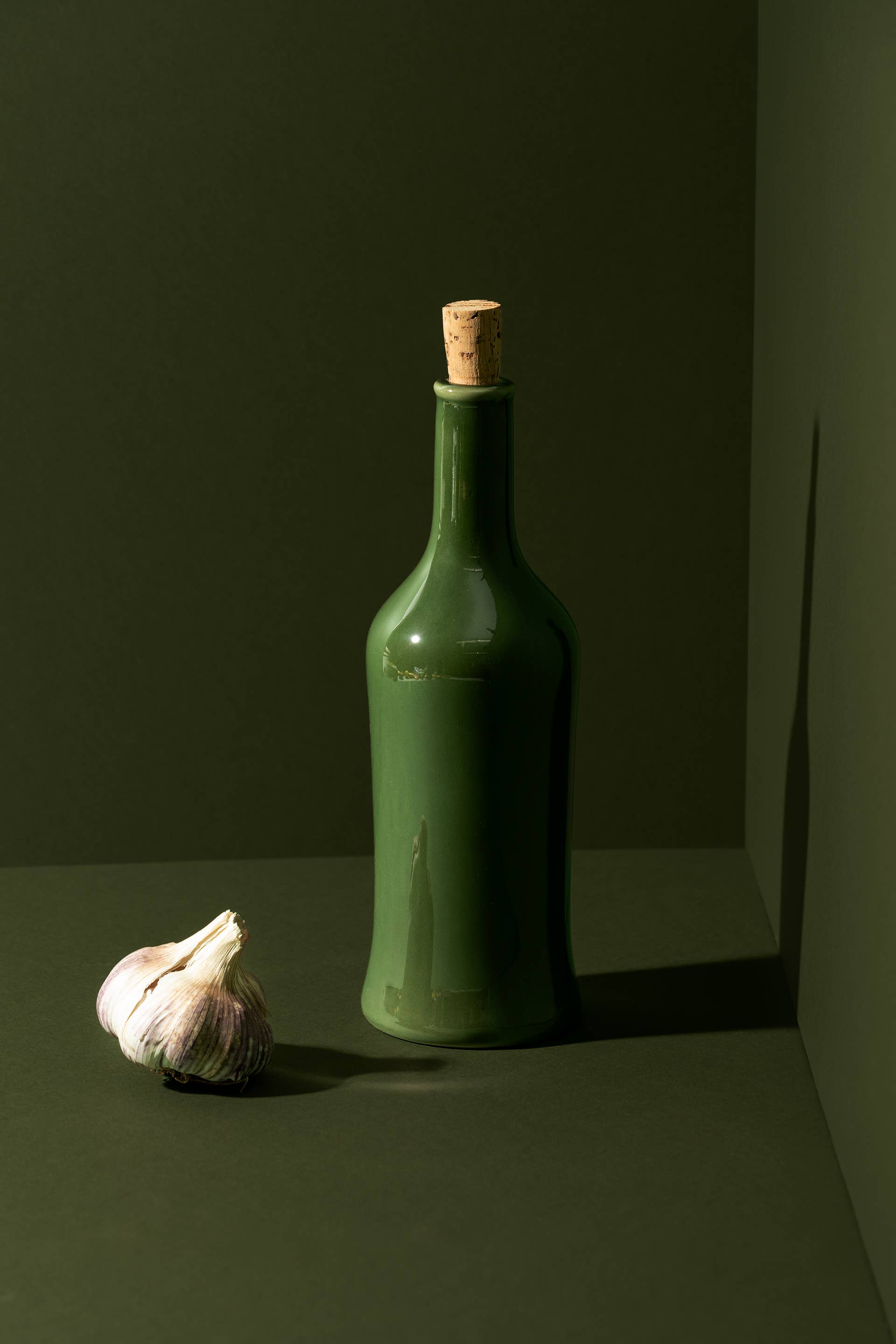 Handmade Stoneware Olive Oil Dispenser | Brutto 21 oz - Magnolia Lane co. Home + Garden + Gift