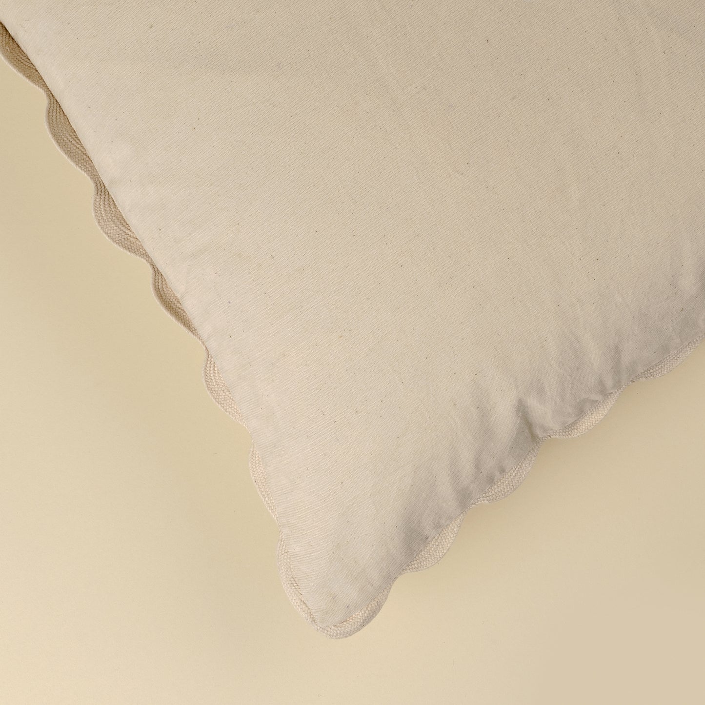 Corduroy Scallop Pillow - 20 x 20