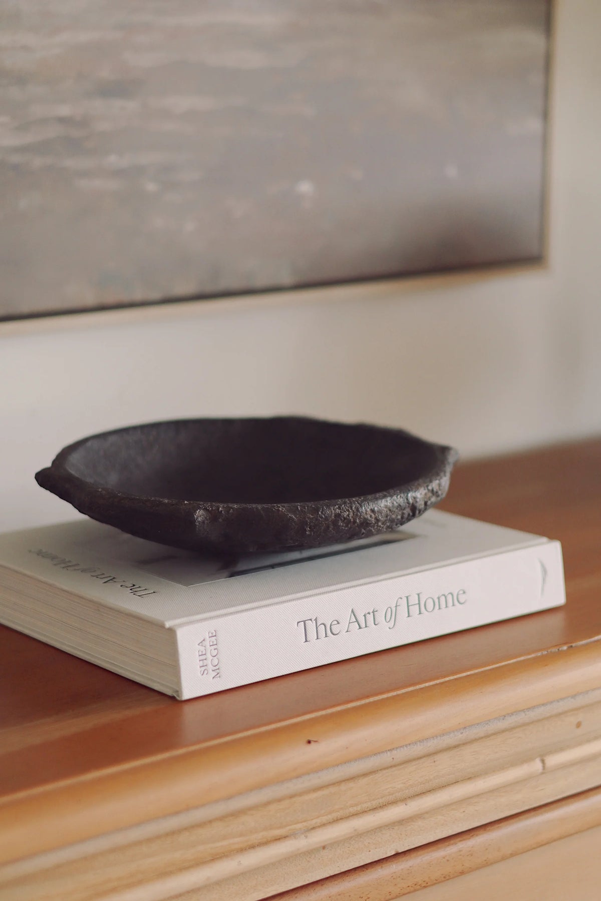 Found Vintage Stone Chakki Bowl