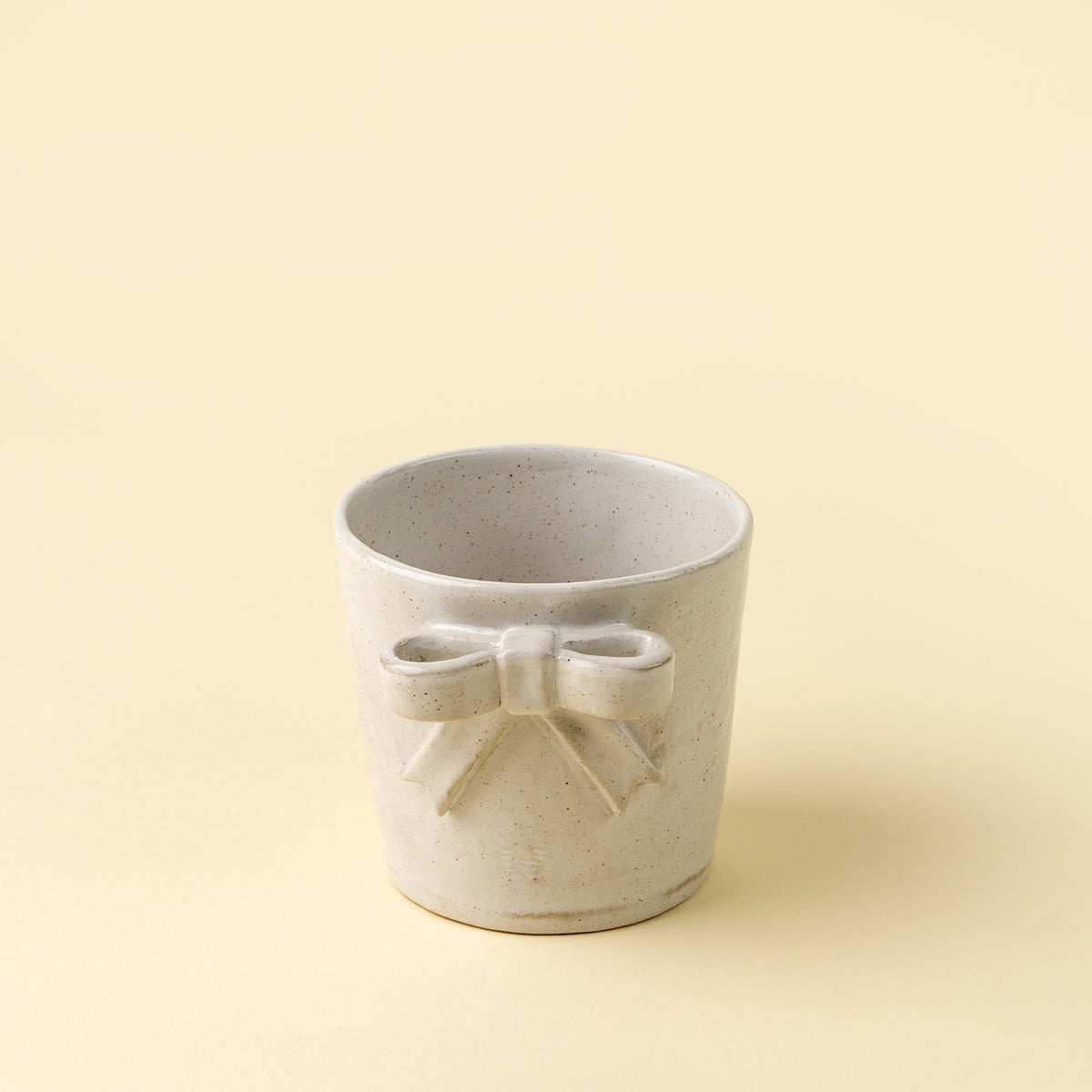 Stoneware Bow Pot