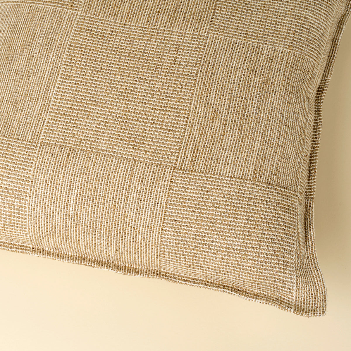 Patch Weave Linen Pillow