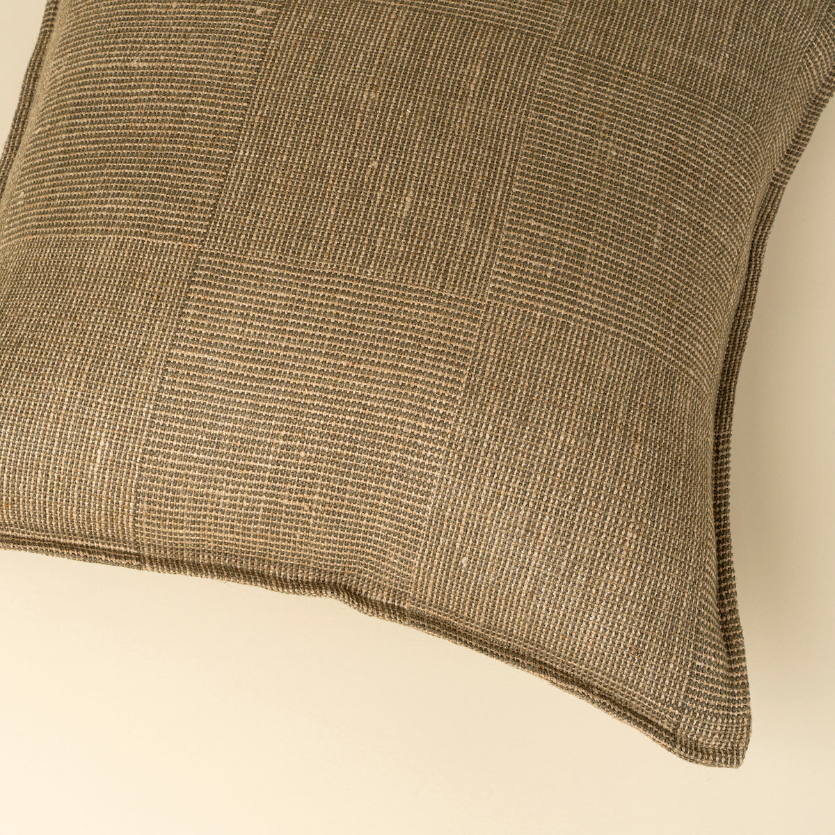 Patch Weave Linen Pillow