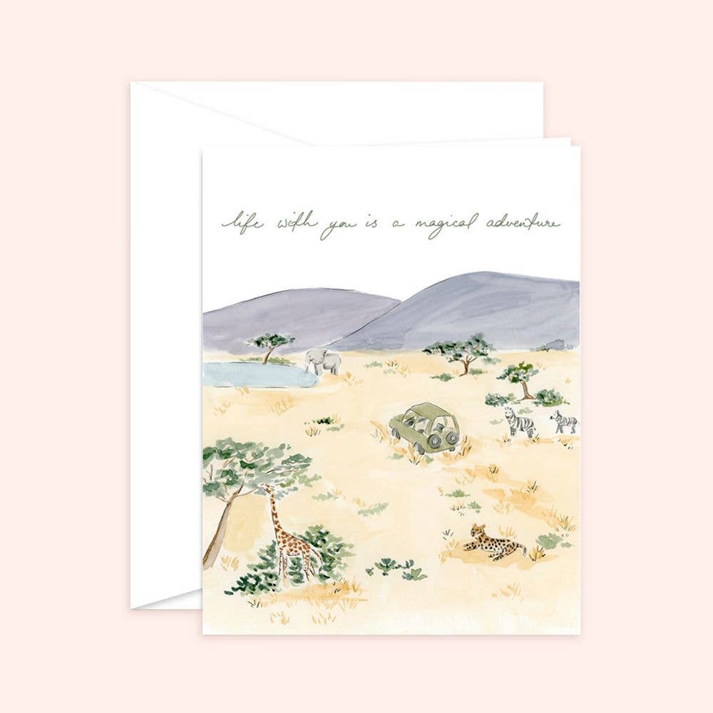 Life with you is a Magical Adventure - Love - Greeting Card - Magnolia Lane co. Home + Garden + Gift