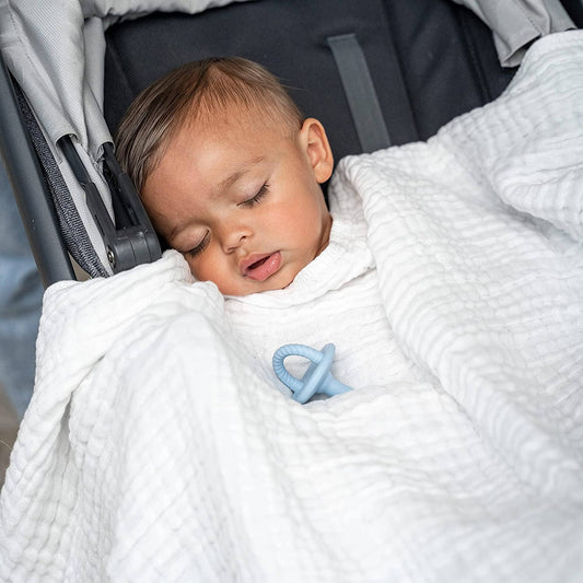 Baby Muslin Cotton Blanket | White