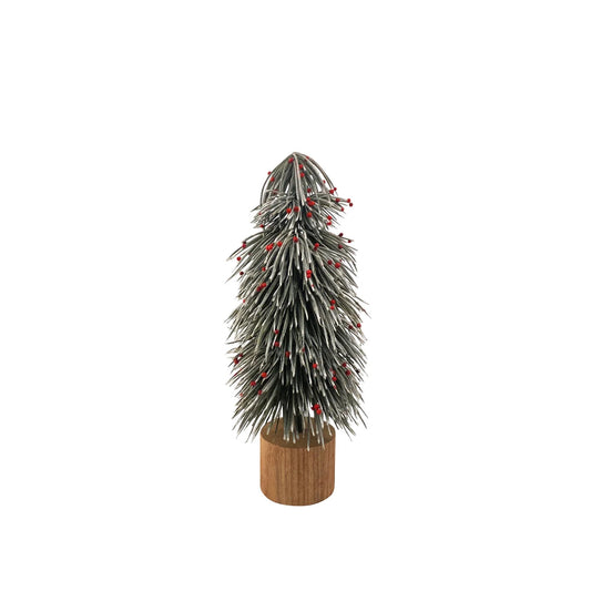 Red Berry Frosted Tree Medium Green/Red