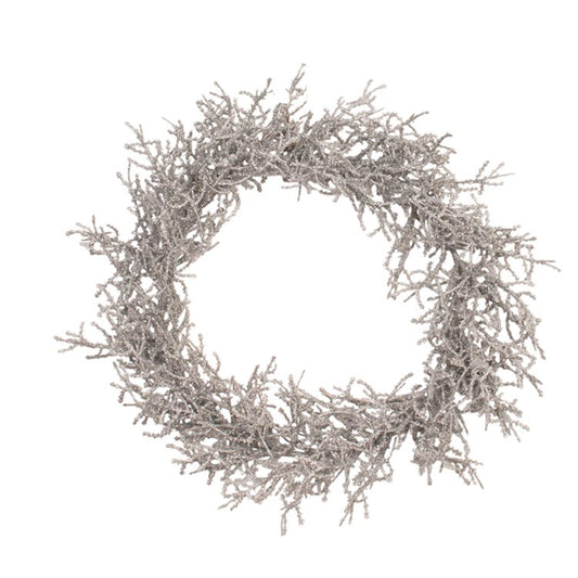 SOFT SHIMMER WREATH SILVER