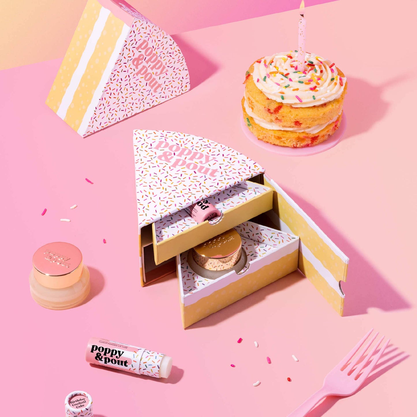 Lip Care Duo, Birthday Confetti Cake - Magnolia Lane co. Home + Garden + Gift