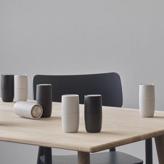 Norman Foster salt + pepper mills