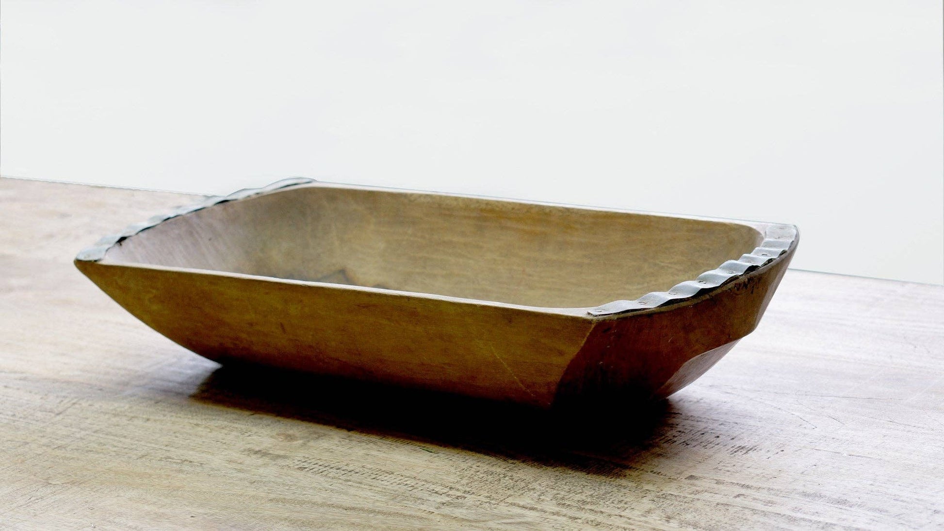 Large Wooden Dutch Dough Bowl - Magnolia Lane co. Home + Garden + Gift