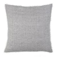 24x24 Lina Linen Pillow Navy Stripe