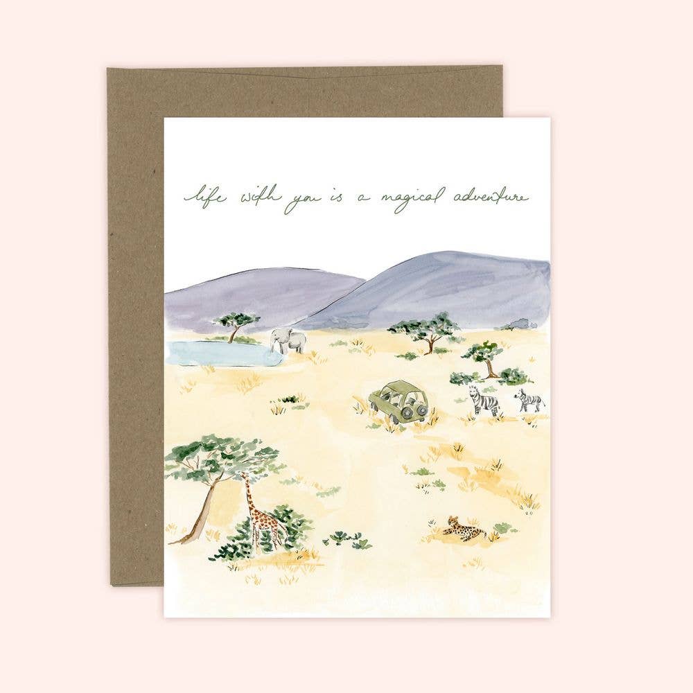 Life with you is a Magical Adventure - Love - Greeting Card - Magnolia Lane co. Home + Garden + Gift