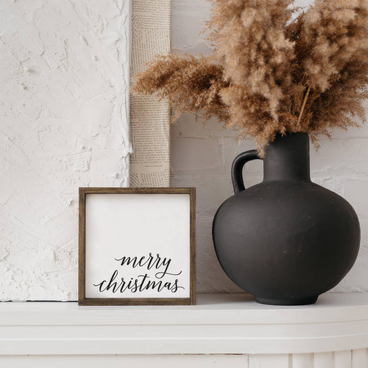 Small Merry Christmas Sign