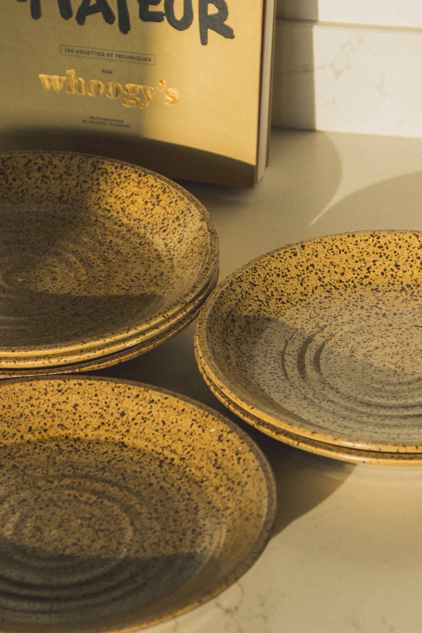 Stoneware plates: set of 4 - Magnolia Lane co. Home + Garden + Gift