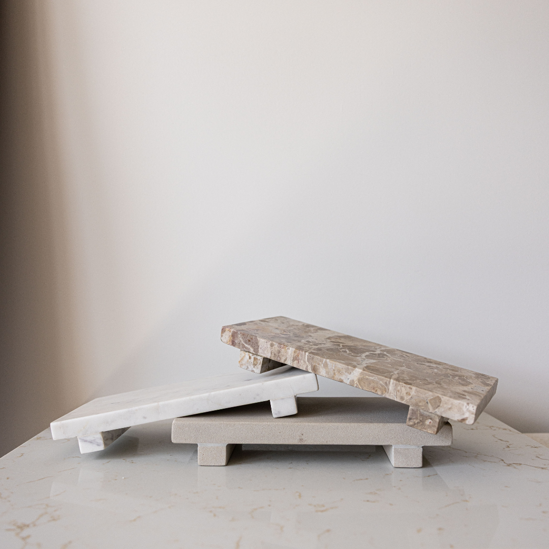Chocolate Marble Trivet Riser - Magnolia Lane co. Home + Garden + Gift
