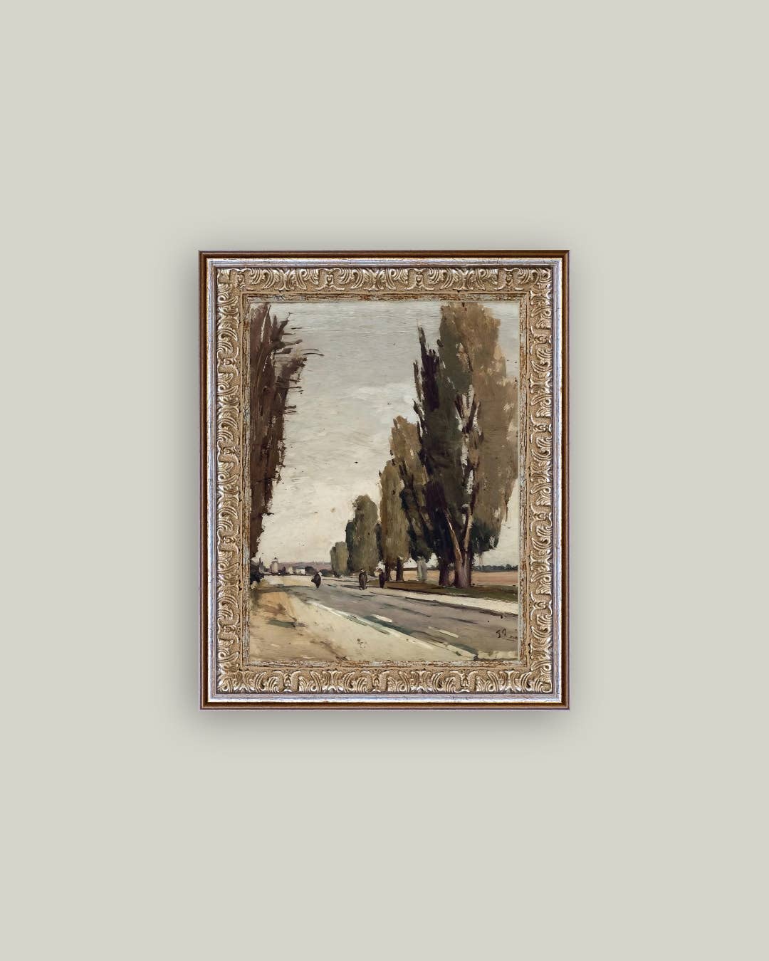 European Tree Lane Framed Antique Art - Magnolia Lane co. Home + Garden + Gift
