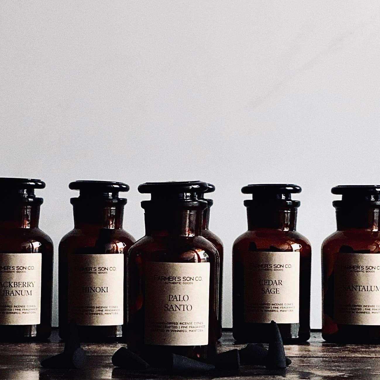 Farmer's Son Co. - Patchouli + Tobacco Incense Cones