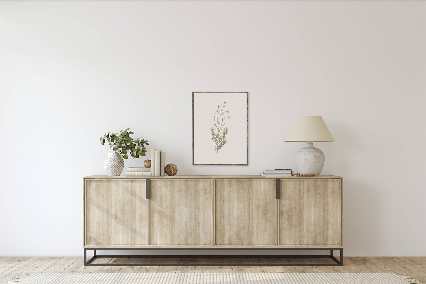 Floral Print Framed |Botanical Flower Print A106