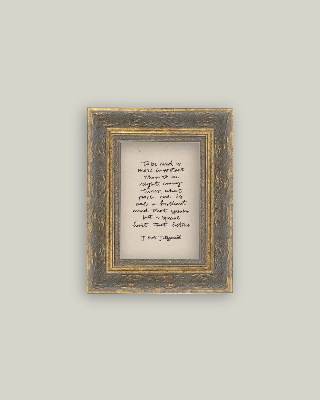 To Be Kind Framed Antique Print - Magnolia Lane co. Home + Garden + Gift