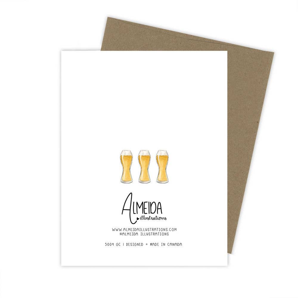 Craft Beer - Celebration, Father's Day Greeting Card