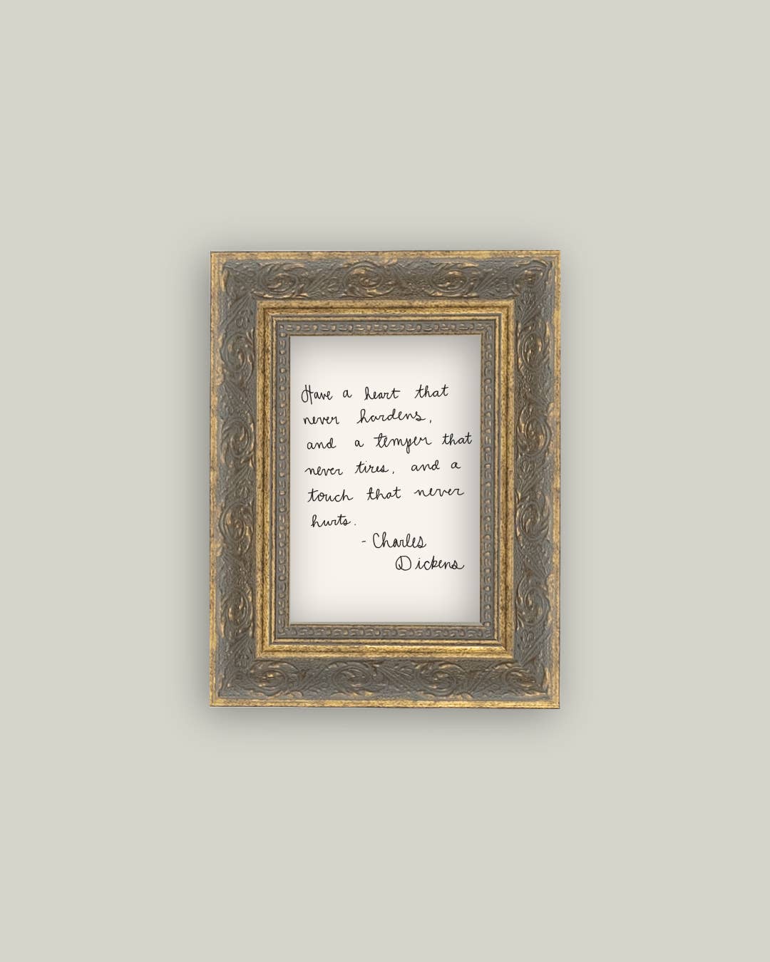 Have A Heart Framed Antique Print - Magnolia Lane co. Home + Garden + Gift