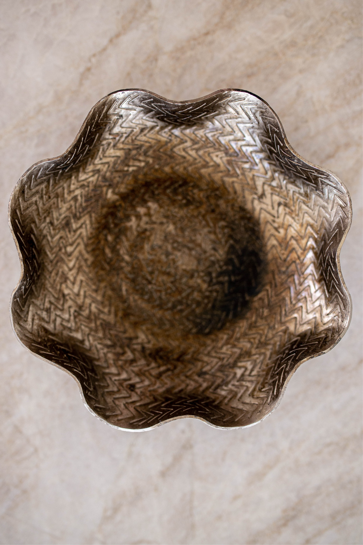 Bronze Textured Decorative Tray