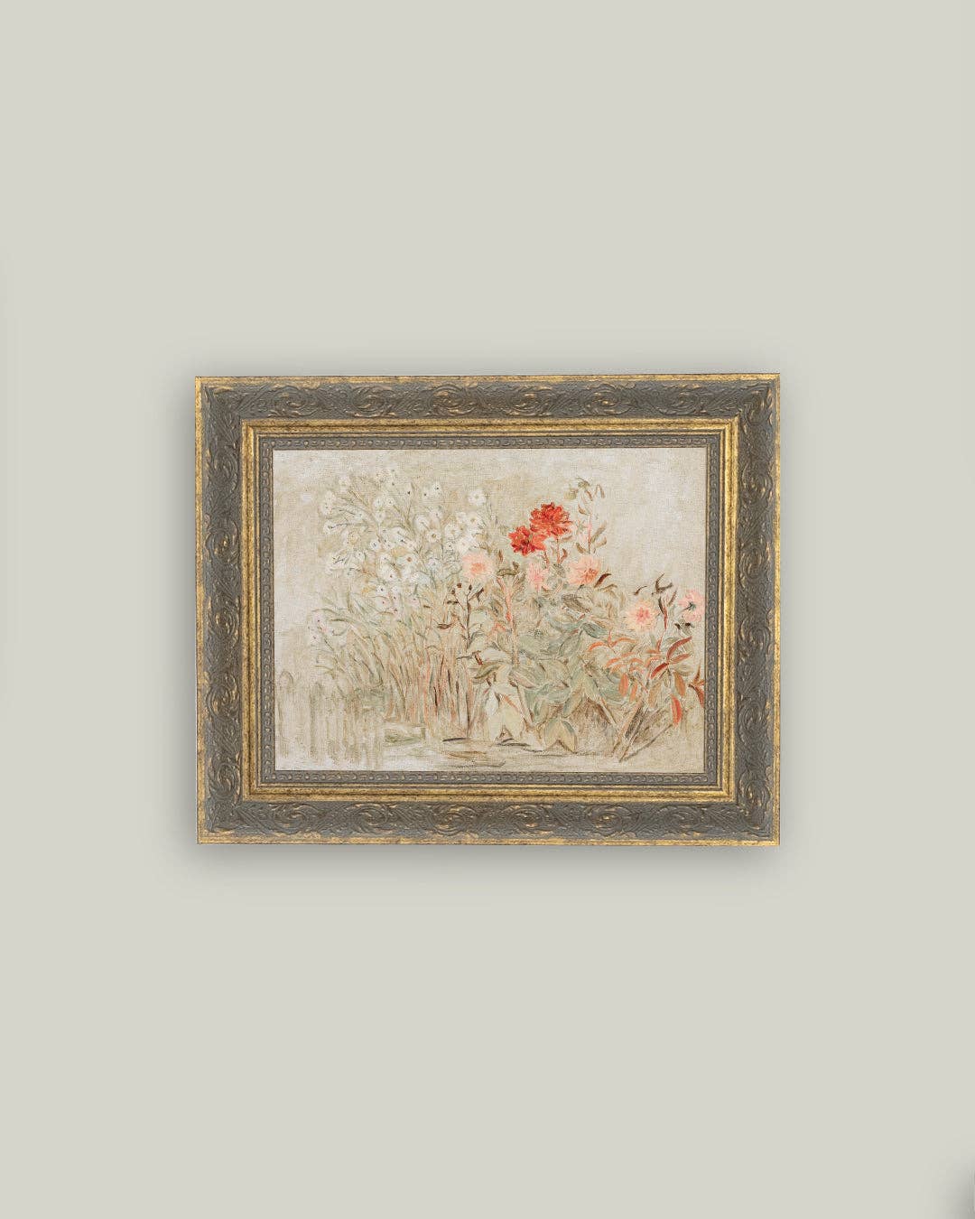 Small Garden Framed Antique Art - Magnolia Lane co. Home + Garden + Gift