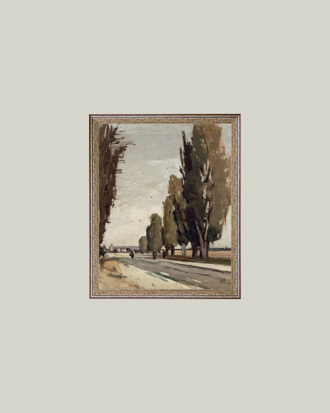 European Tree Lane Framed Antique Art - Magnolia Lane co. Home + Garden + Gift