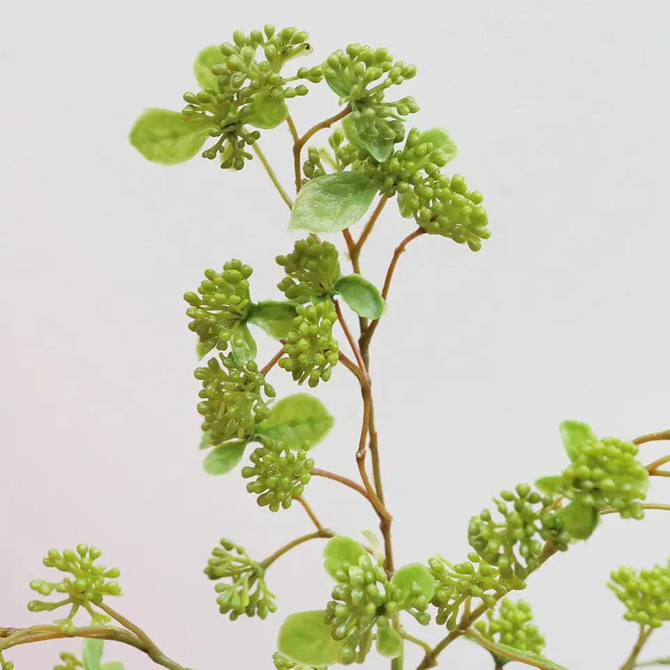 Green Wild Sedum Cluster 22.5"