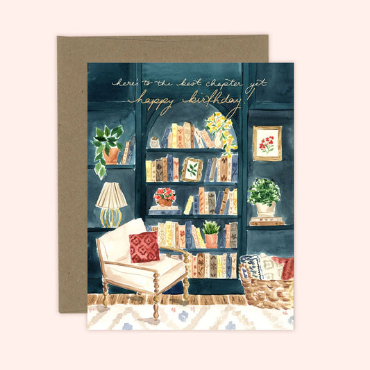 Best Chapter Yet Birthday Card | Book Theme