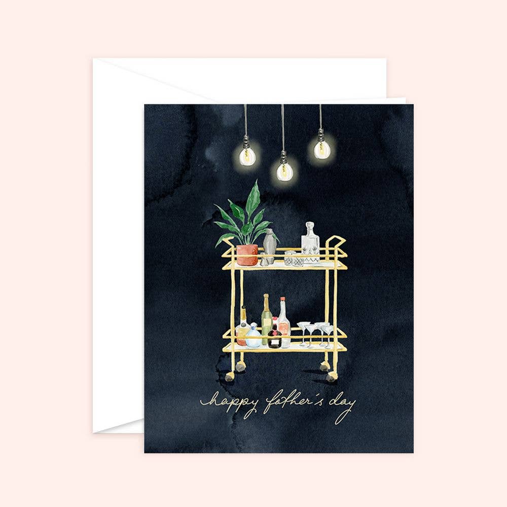 Dad's Bar Cart Father's Day Greeting Card - Magnolia Lane co. Home + Garden + Gift