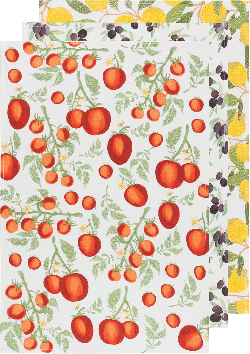 Mediterranean Baker's Floursack Dishtowels Set of - Magnolia Lane co. Home + Garden + Gift