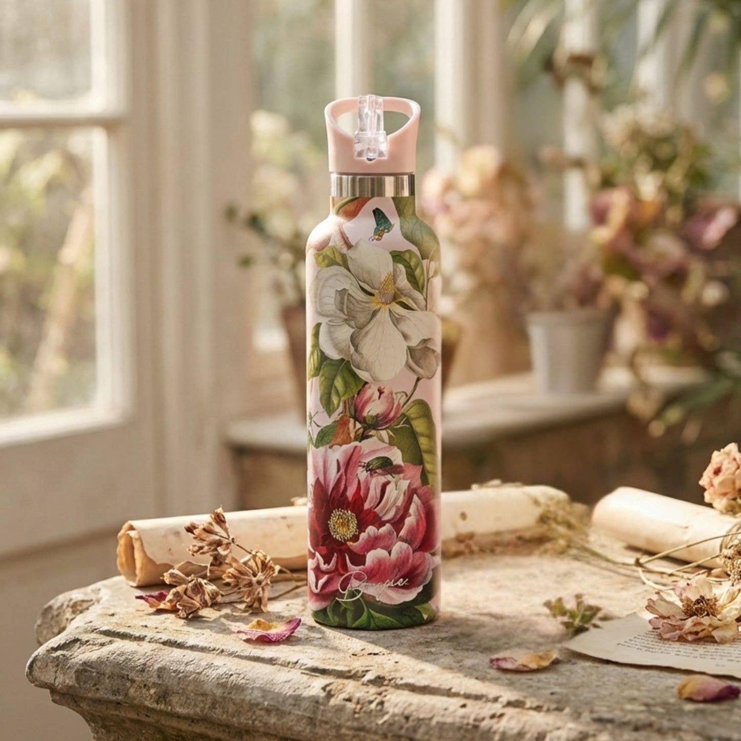 Botanical | Italian Botanical Insulated Water Bottle 25oz